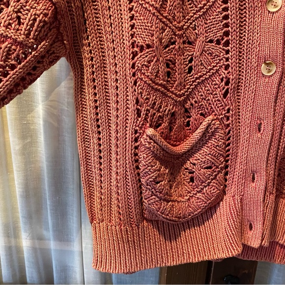 Sundance Pink Knit Cardigan - Picture 4 of 6